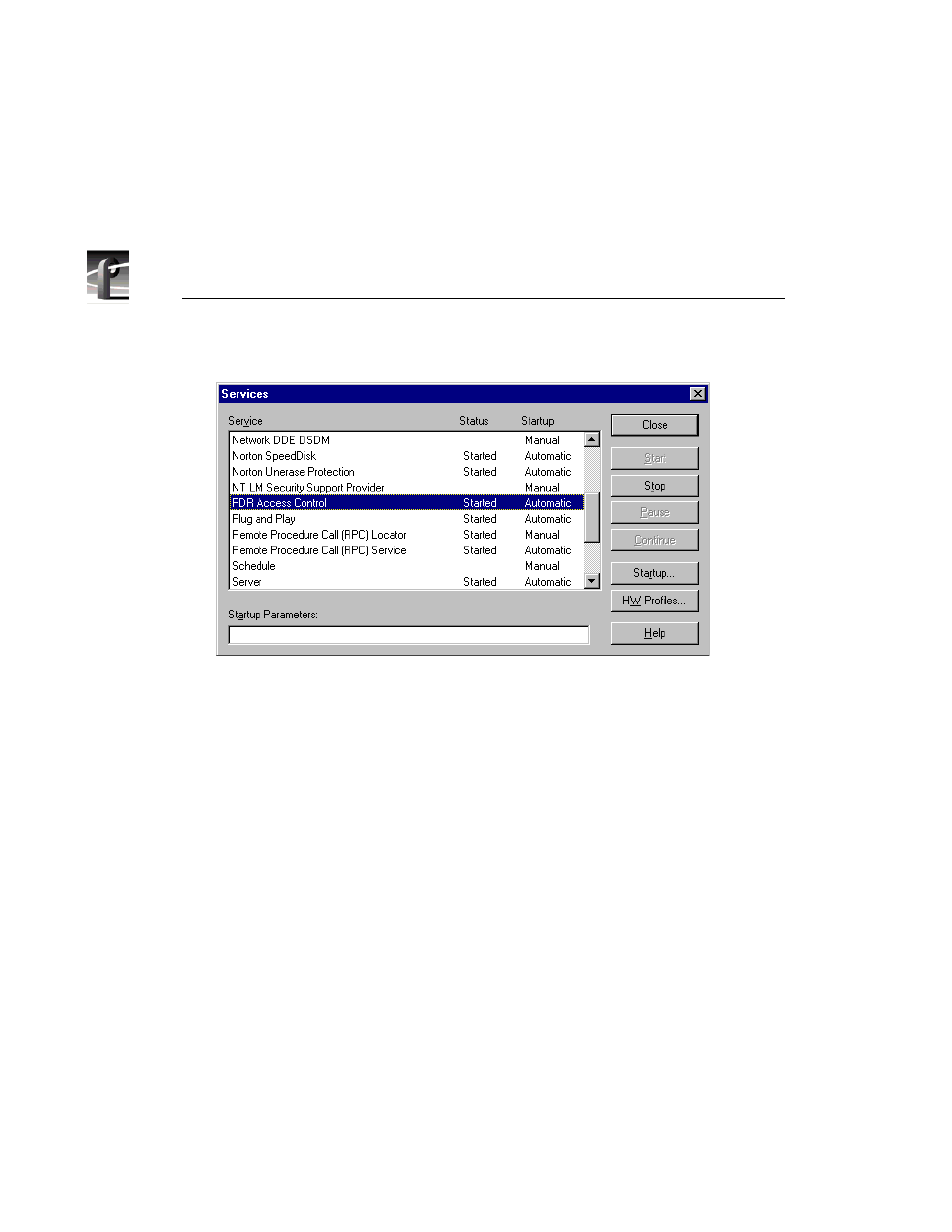 114 services dialog box | Grass Valley PROFILE FAMILY v.2.5 User Manual | Page 236 / 394