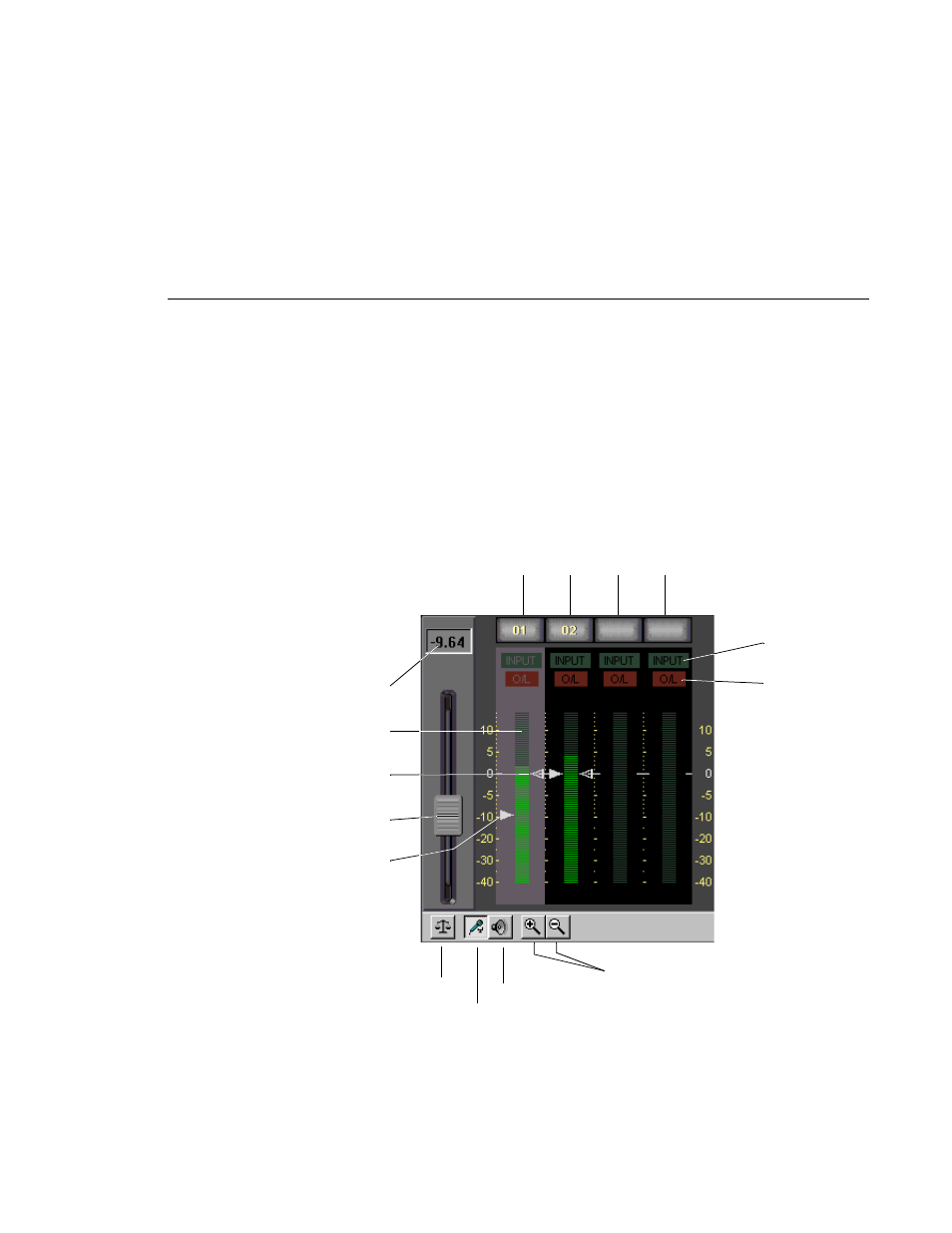 Using the audio controls, 132 audio controls | Grass Valley PROFILE FAMILY v.2.5 User Manual | Page 277 / 394