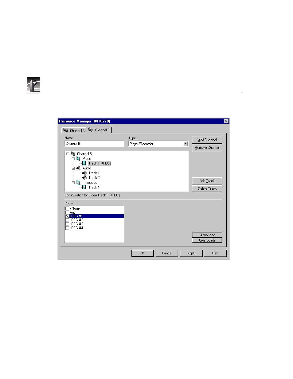 156 jpeg codec check boxes | Grass Valley PROFILE FAMILY v.2.5 User Manual | Page 324 / 394