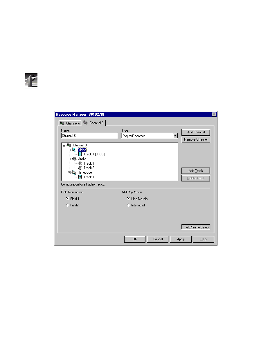 157 field/frame setup controls | Grass Valley PROFILE FAMILY v.2.5 User Manual | Page 326 / 394