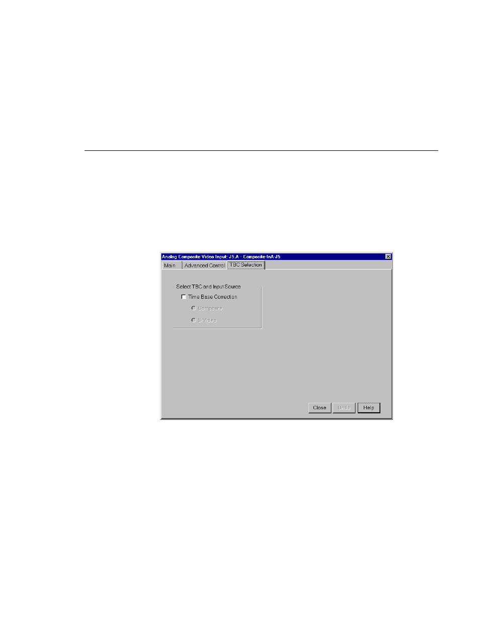 Analog composite video input time base correction | Grass Valley PROFILE FAMILY v.2.5 User Manual | Page 59 / 394