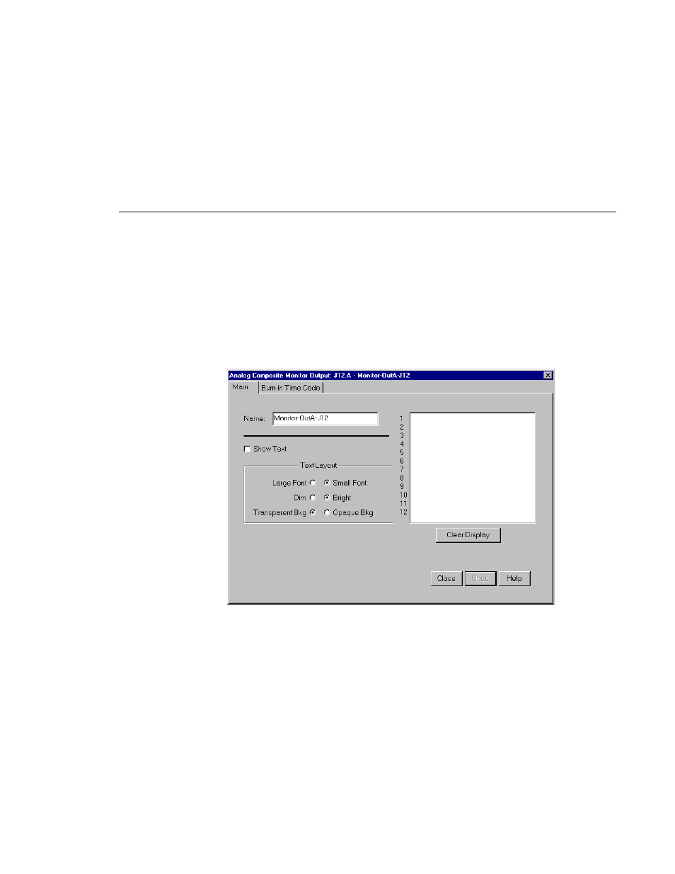 Analog composite monitor output | Grass Valley PROFILE FAMILY v.2.5 User Manual | Page 71 / 394