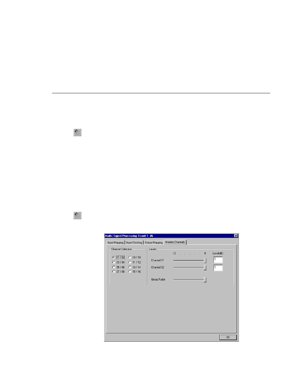Audio configuration monitor channels tab | Grass Valley PROFILE FAMILY v.2.5 User Manual | Page 99 / 394