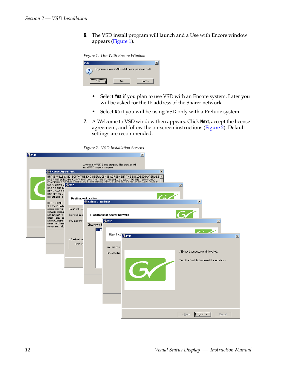 Grass Valley Visual Status Display v.2.0 User Manual | Page 12 / 52