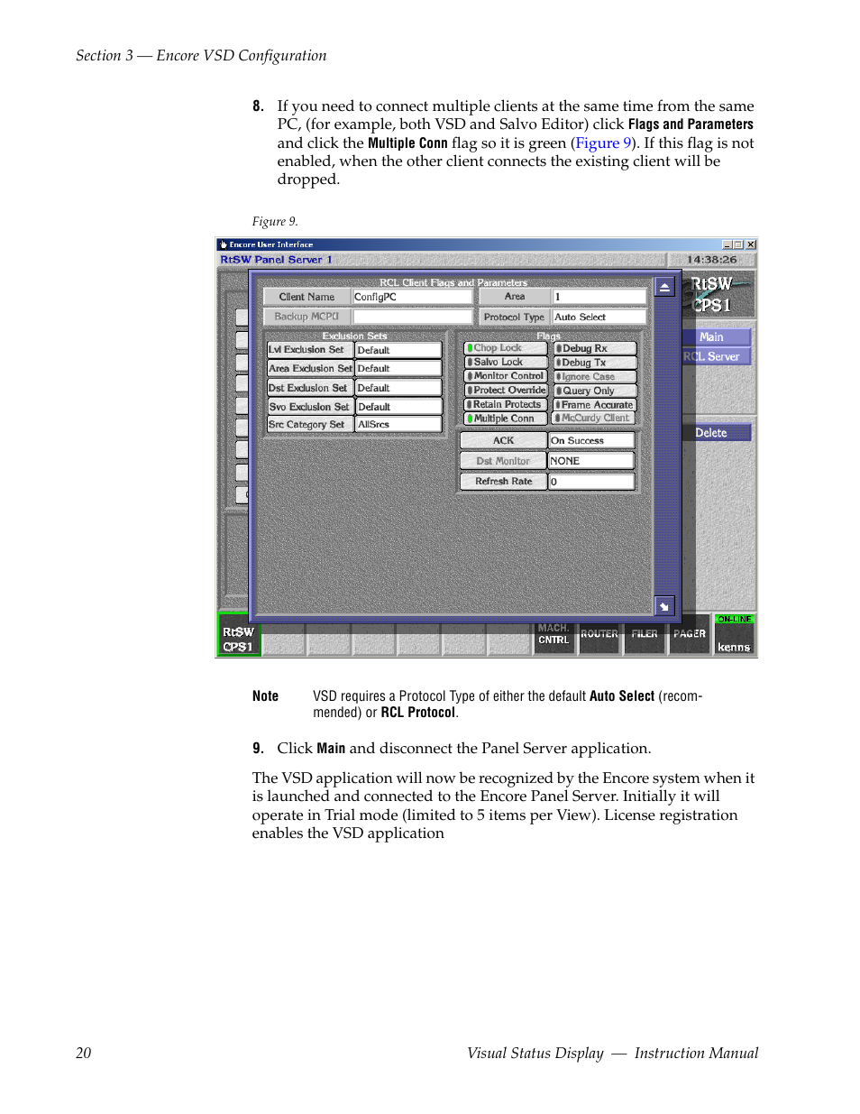 Grass Valley Visual Status Display v.2.0 User Manual | Page 20 / 52