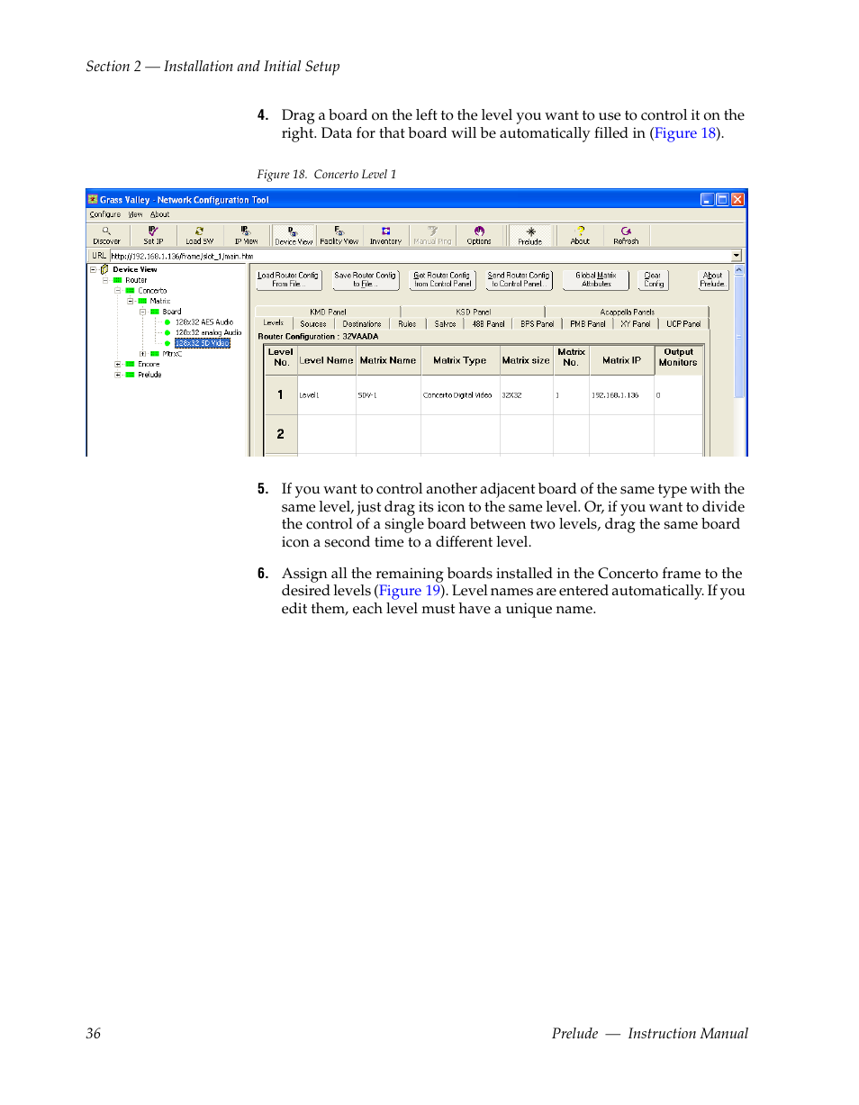 Grass Valley Prelude v.3.0 User Manual | Page 36 / 102