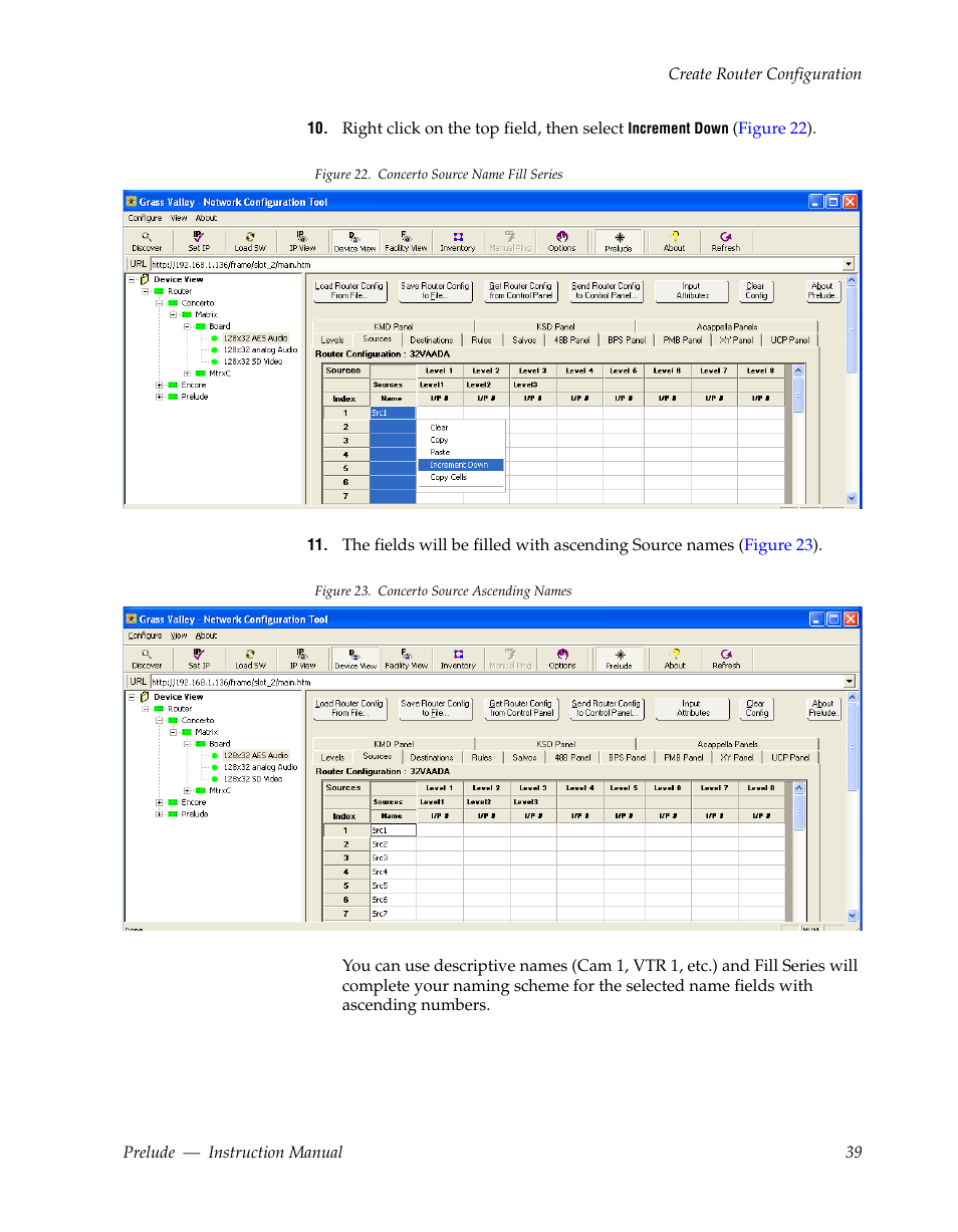 Grass Valley Prelude v.3.0 User Manual | Page 39 / 102