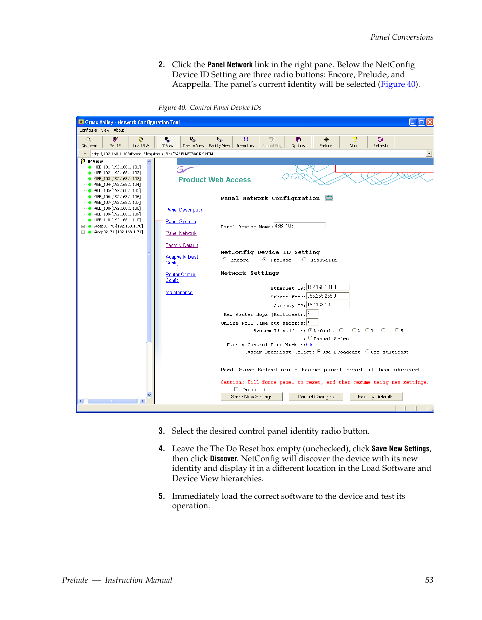 Grass Valley Prelude v.3.0 User Manual | Page 53 / 102