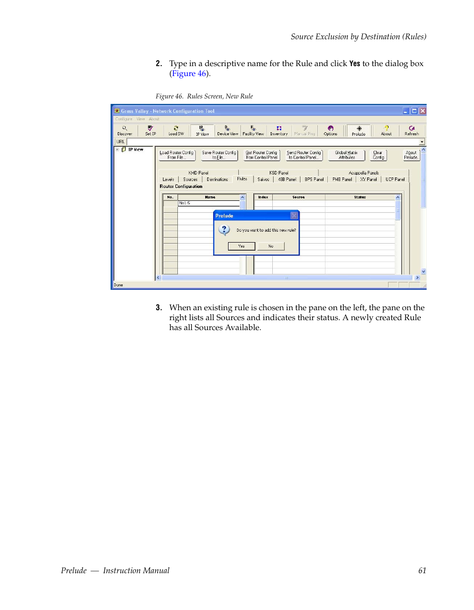 Grass Valley Prelude v.3.0 User Manual | Page 61 / 102