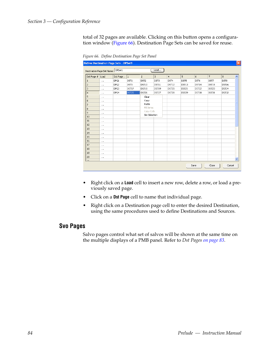 Svo pages | Grass Valley Prelude v.3.0 User Manual | Page 84 / 102