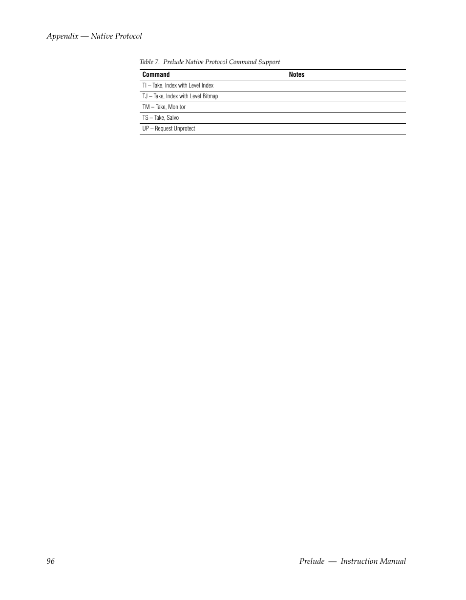 Grass Valley Prelude v.3.0 User Manual | Page 96 / 102