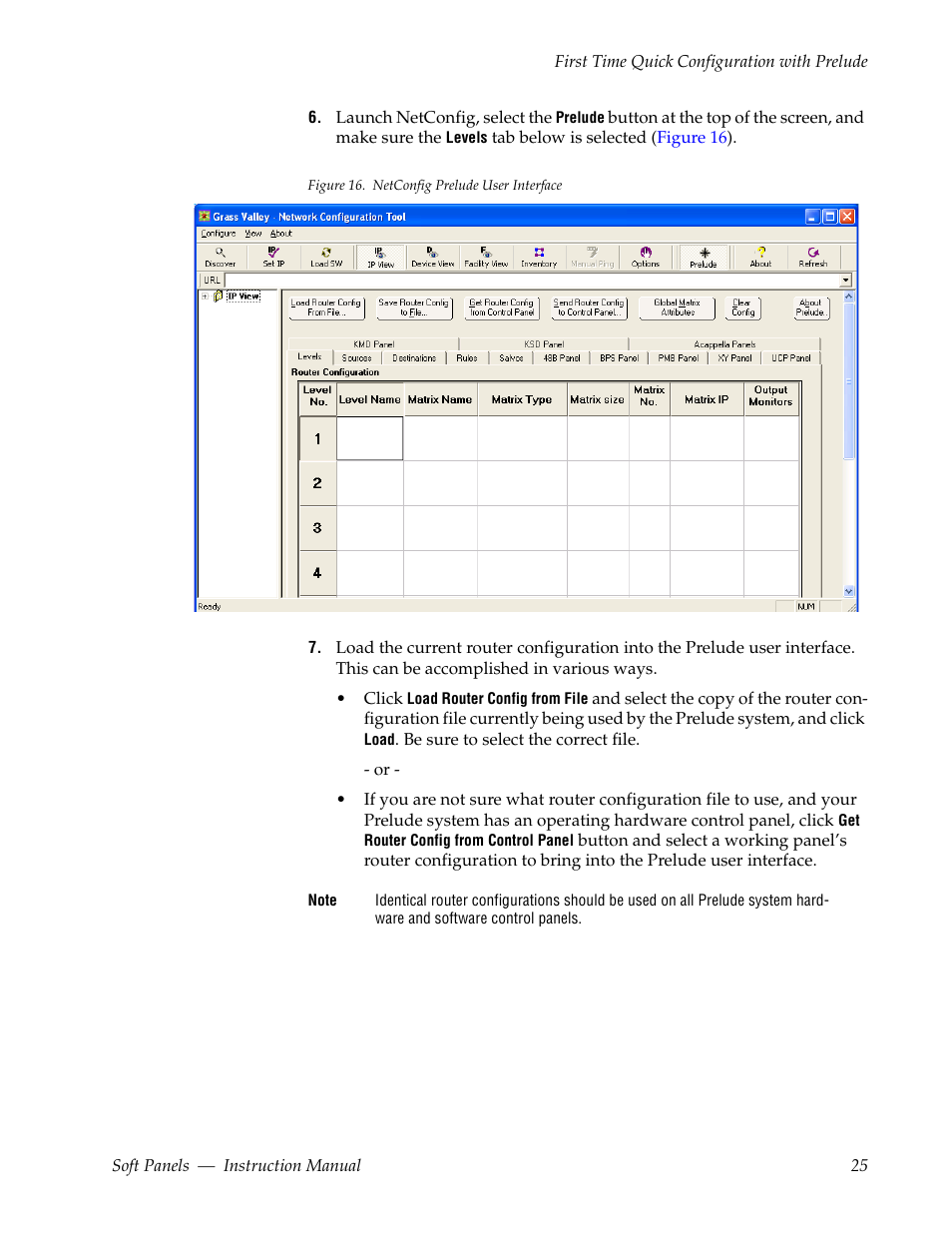 Grass Valley Soft Panels v.3.1 User Manual | Page 25 / 52