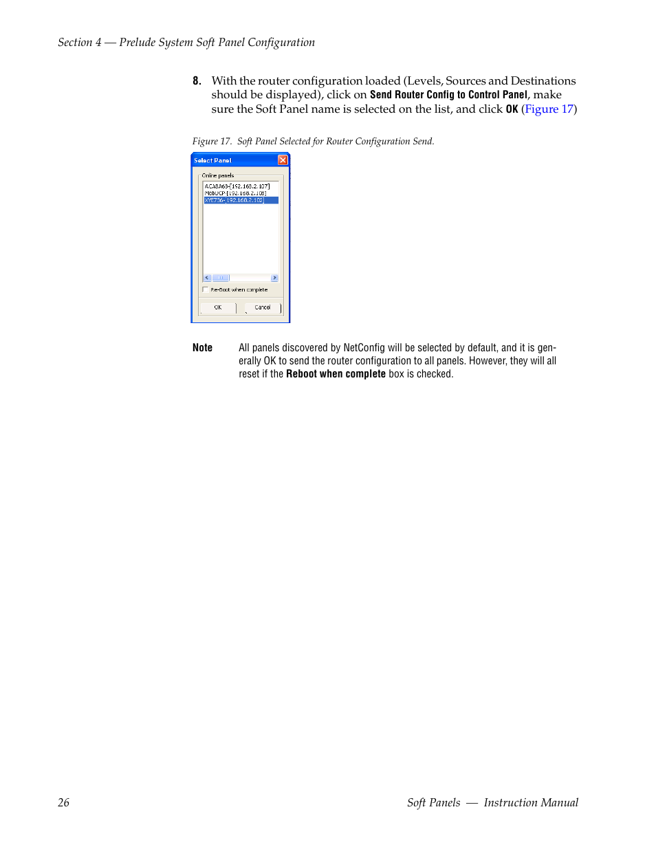 Grass Valley Soft Panels v.3.1 User Manual | Page 26 / 52
