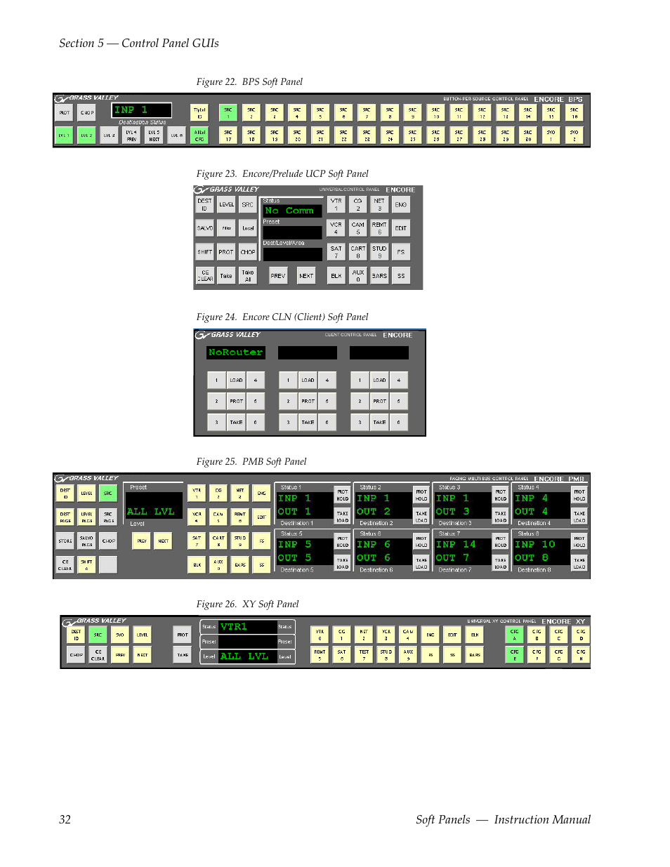 Grass Valley Soft Panels v.3.1 User Manual | Page 32 / 52