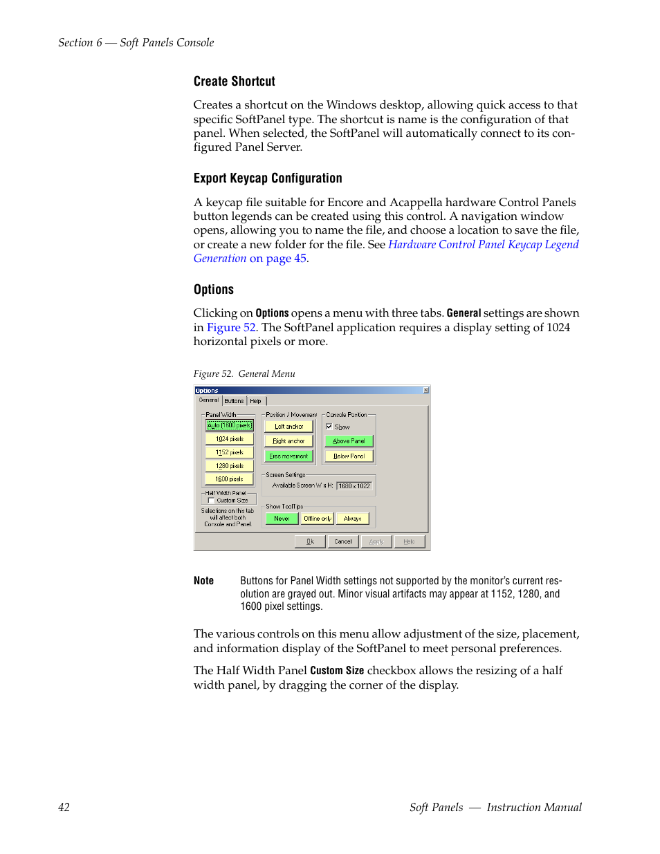 Grass Valley Soft Panels v.3.1 User Manual | Page 42 / 52