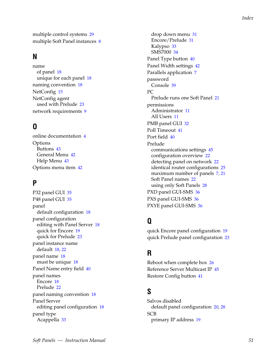Grass Valley Soft Panels v.3.1 User Manual | Page 51 / 52