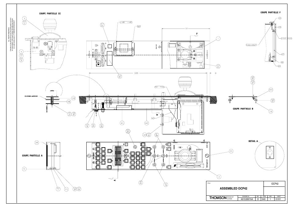 Thomson, Assembled ocp42 | Grass Valley OCP 42 Technical Manual User Manual | Page 10 / 39