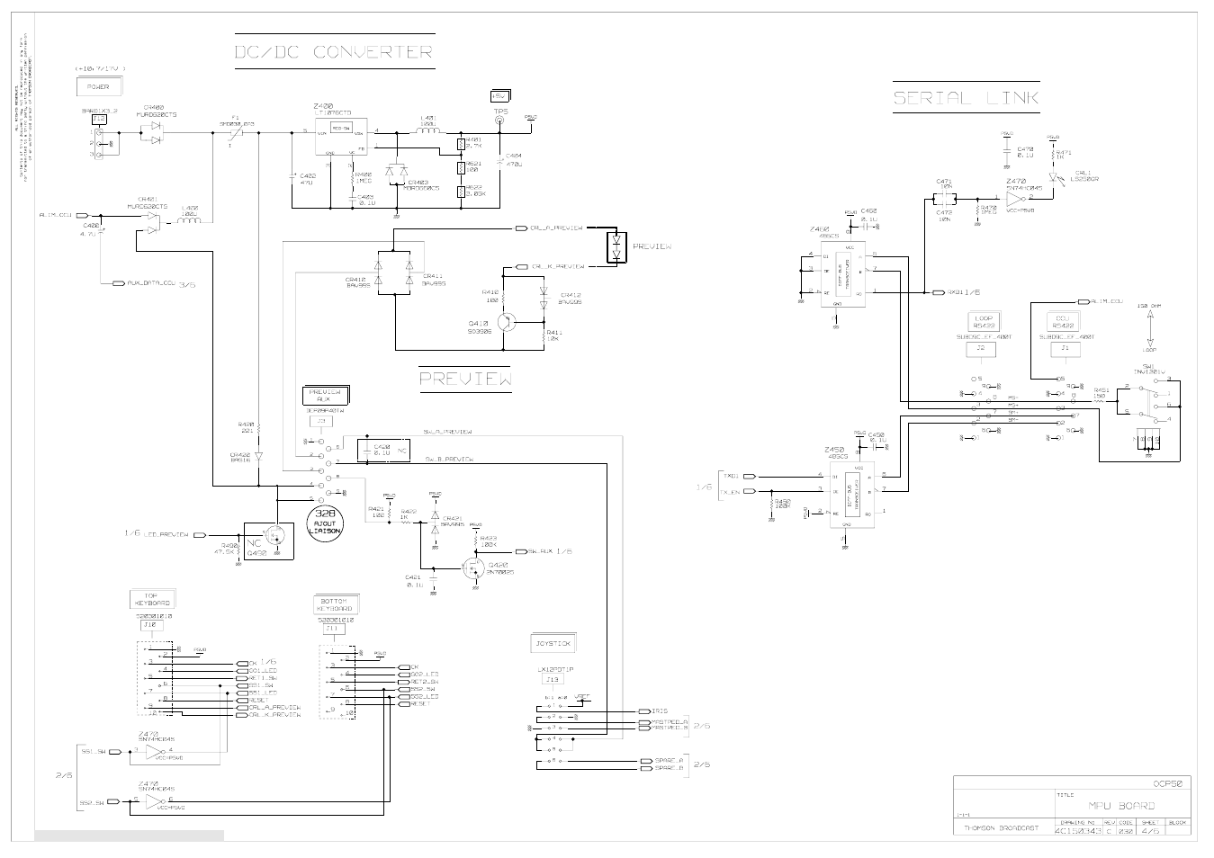 Grass Valley OCP 42 Technical Manual User Manual | Page 20 / 39