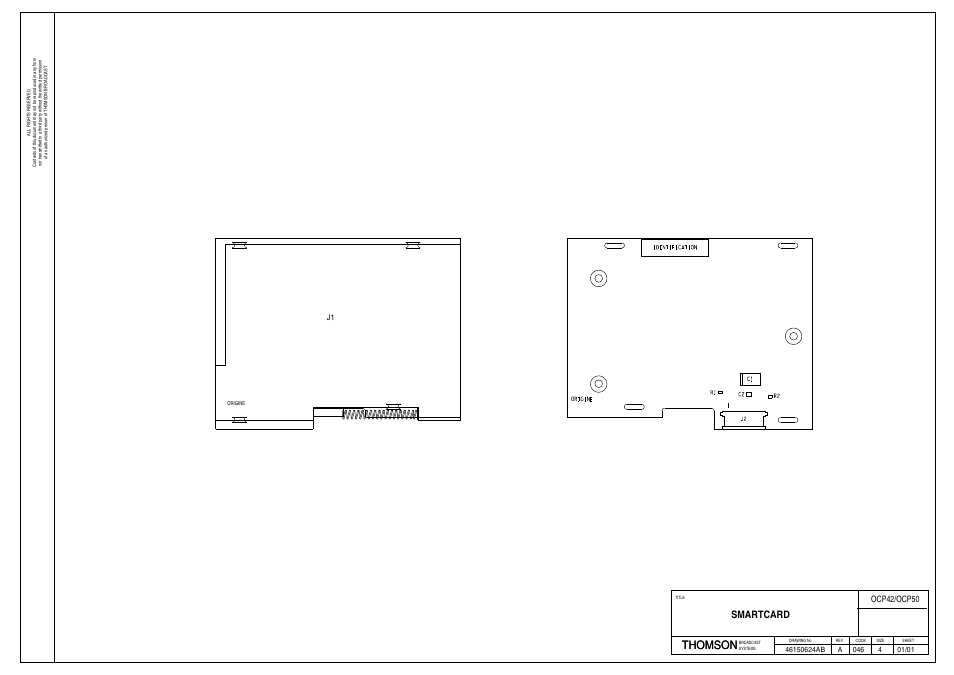 Thomson, Smartcard | Grass Valley OCP 42 Technical Manual User Manual | Page 25 / 39
