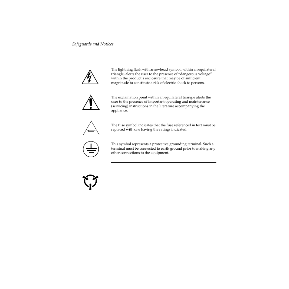 Symbols and their meaning | Grass Valley Performer SD User Manual | Page 10 / 182