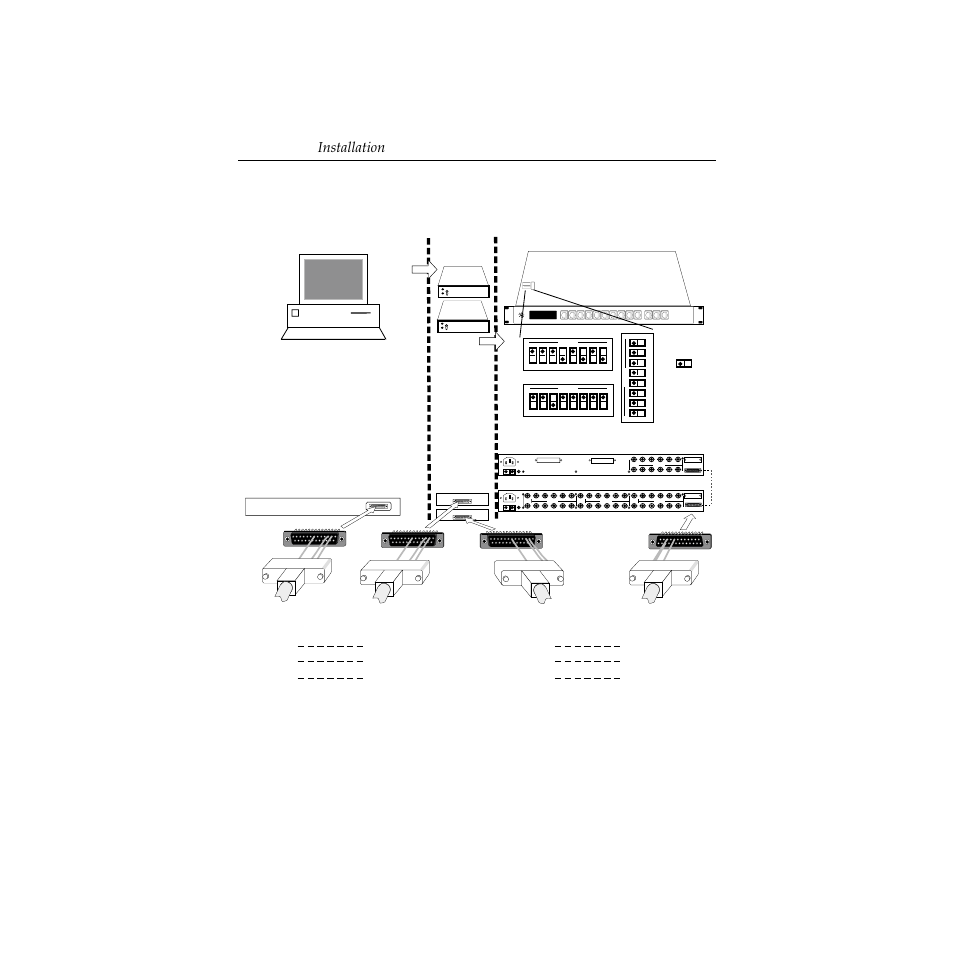 Pc (performer ascii) to modem to performer, Pc (performer ascii) to modem to performer -14, Installation | Grass Valley Performer SD User Manual | Page 46 / 182