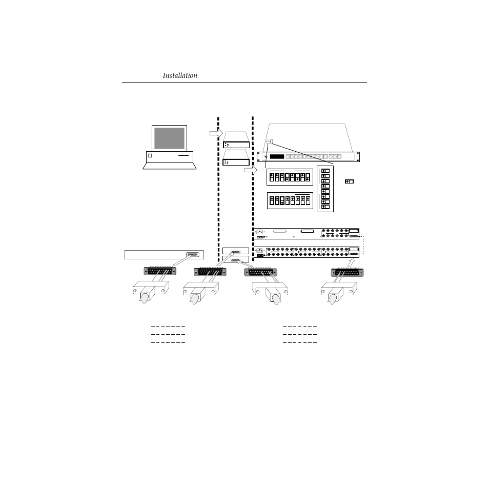 Pc (ten-xl ascii) to modem to performer, Pc (ten-xl ascii) to modem to performer -18, Installation | Grass Valley Performer SD User Manual | Page 50 / 182