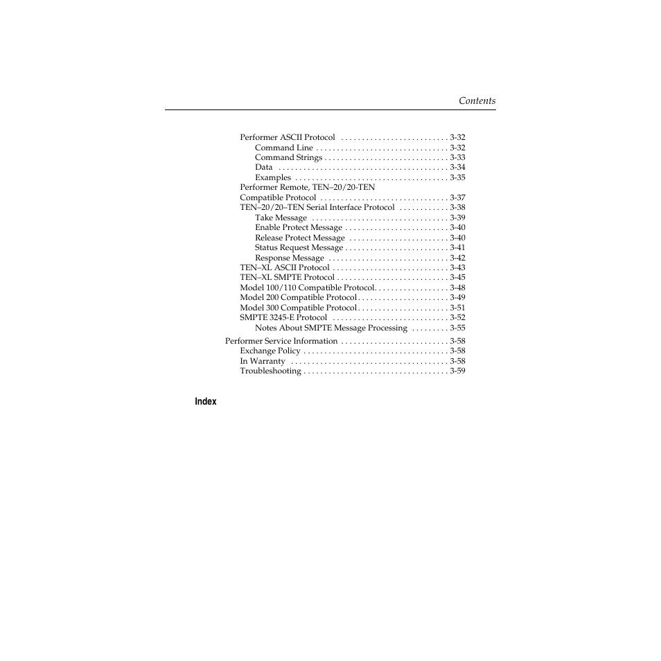 Grass Valley Performer SD User Manual | Page 7 / 182