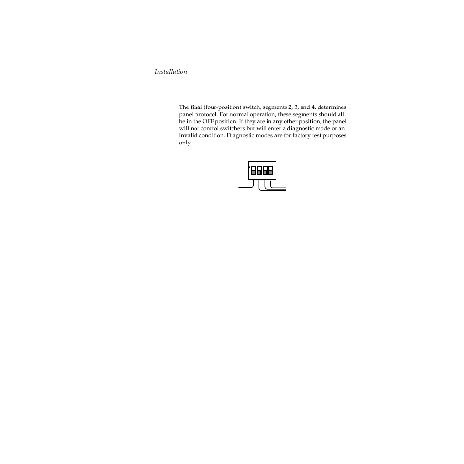 Installation, Panel protocol | Grass Valley Performer SD User Manual | Page 90 / 182