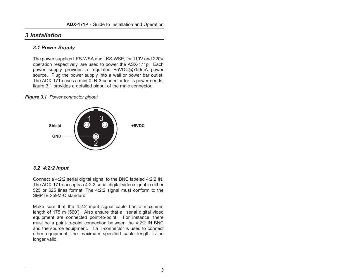 Grass Valley ADX-171p User Manual | Page 10 / 14