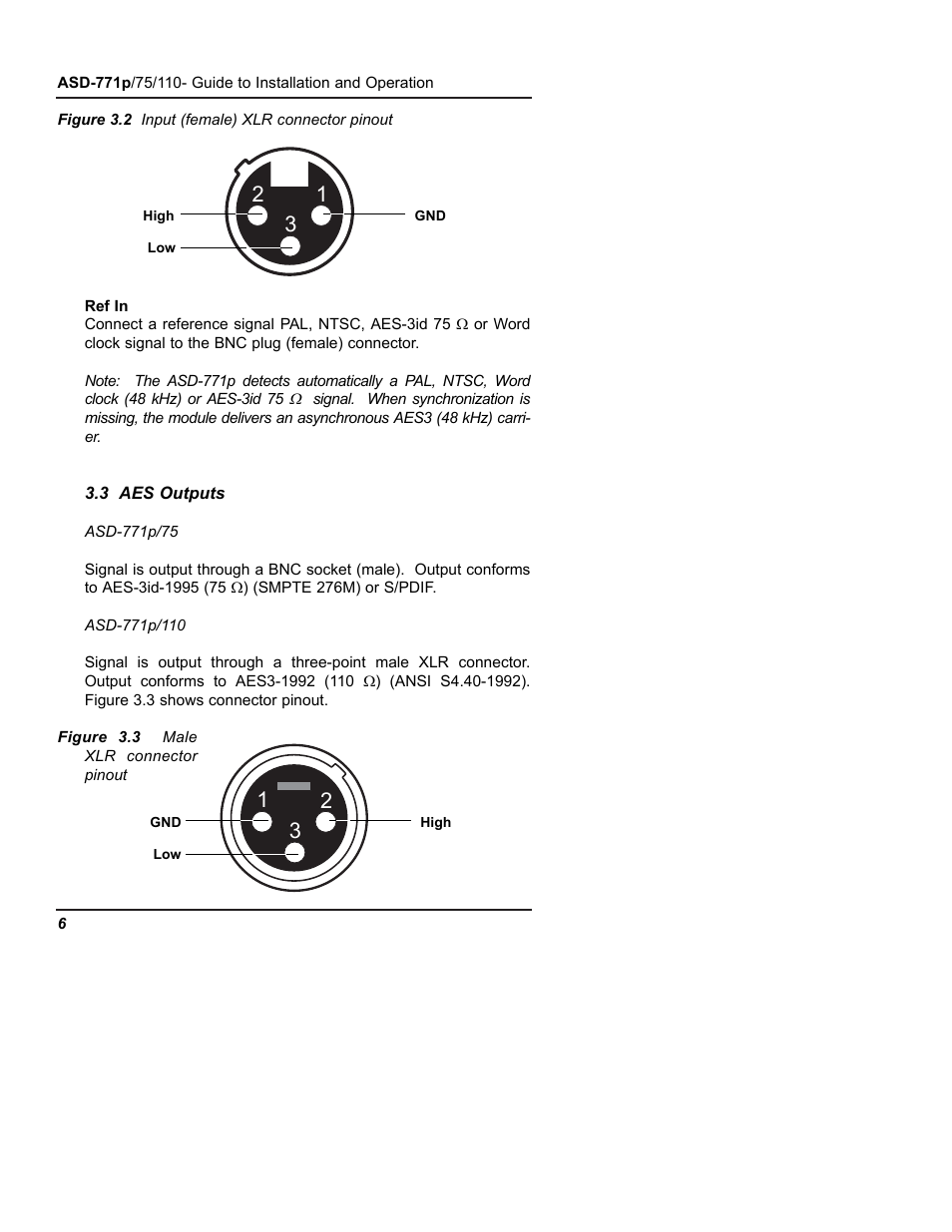 Grass Valley ASD-771p User Manual | Page 13 / 18