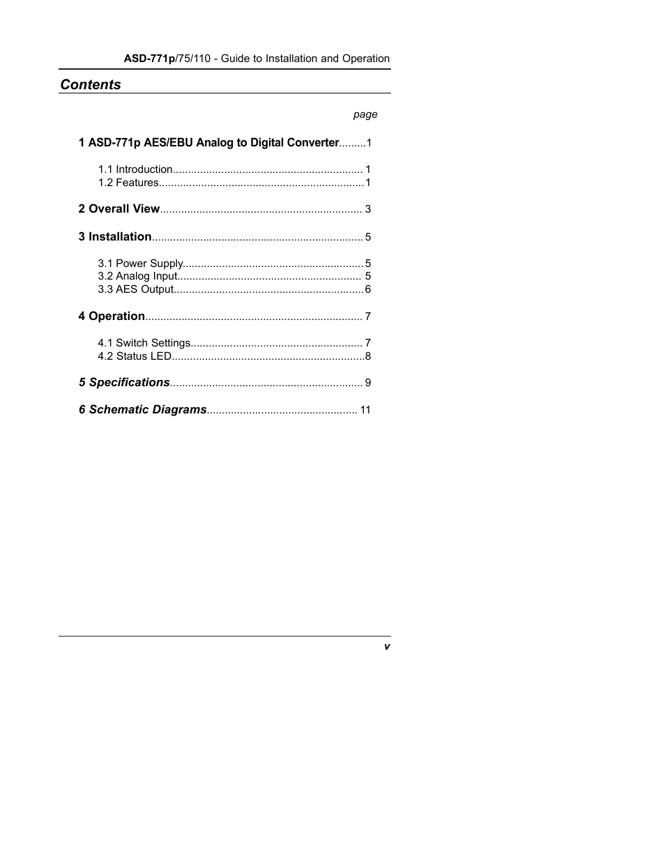 Grass Valley ASD-771p User Manual | Page 6 / 18