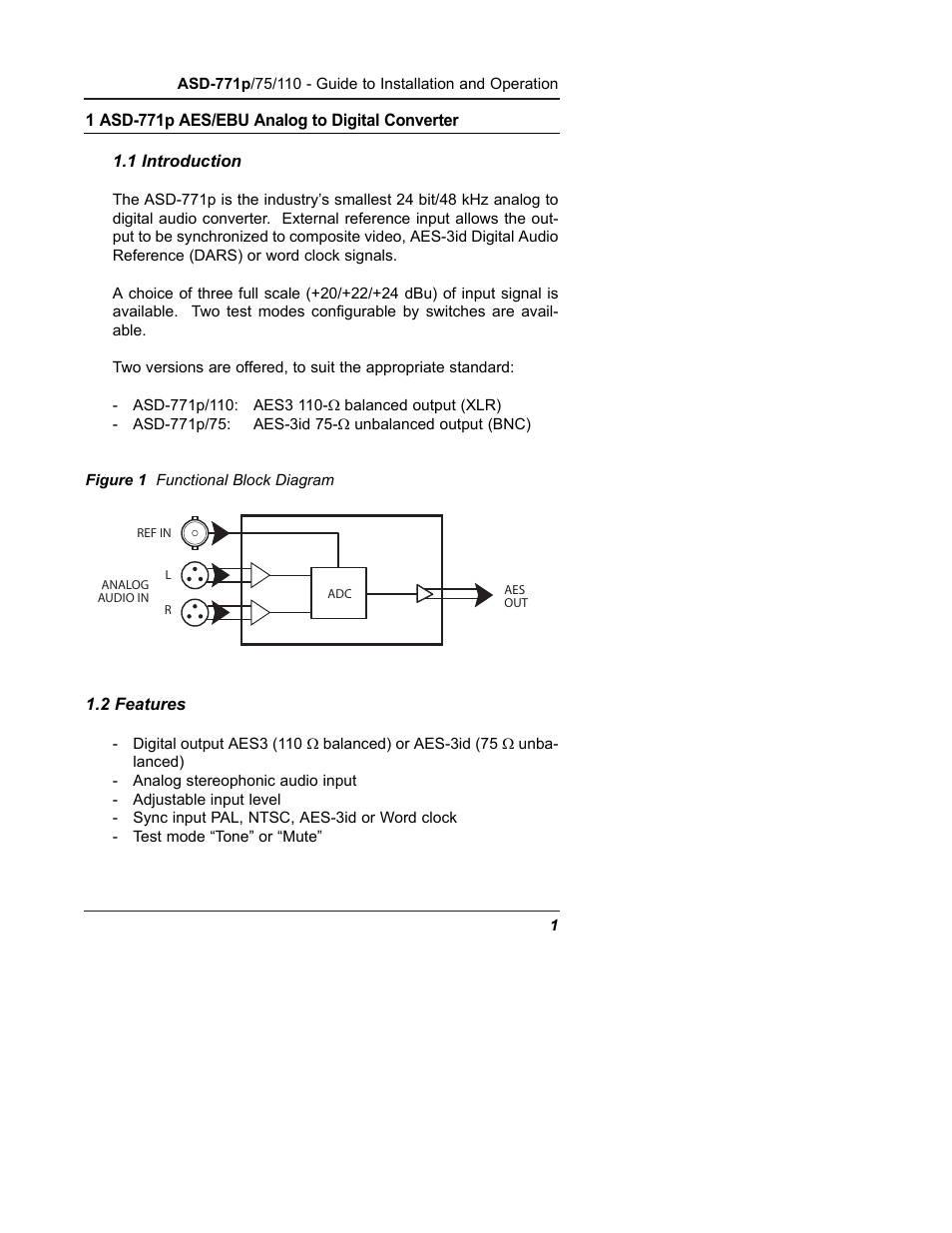 Grass Valley ASD-771p User Manual | Page 8 / 18