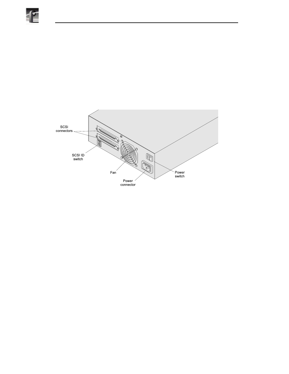 Installing the pls20, Location of components, Set the scsi id | Installing the pls20, Location of components set the scsi id | Grass Valley PLS20 User Manual | Page 12 / 30