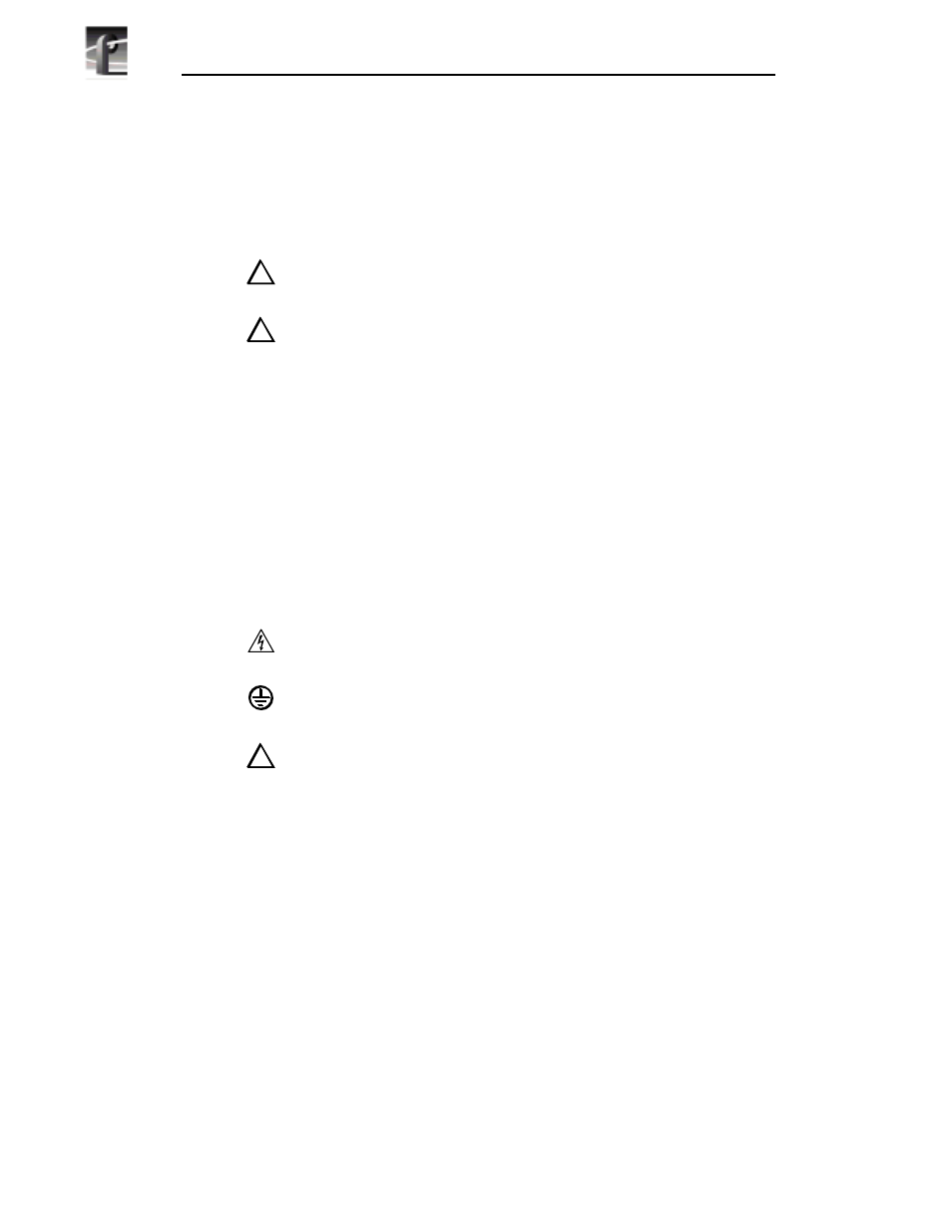 Safety terms and symbols | Grass Valley PLS20 User Manual | Page 6 / 30