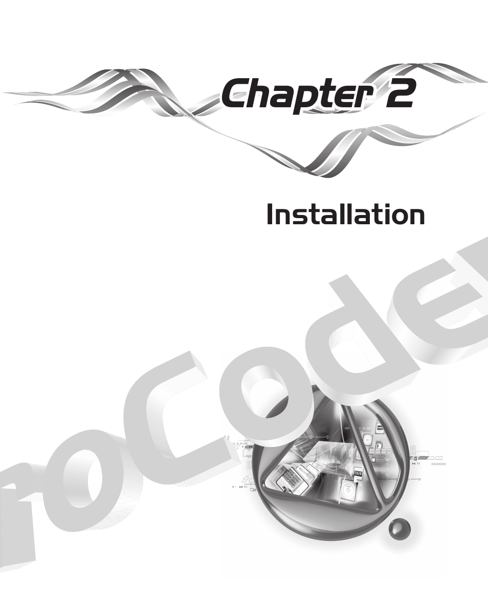 Chapter 2 installation, Chapter 2 | Grass Valley ProCoder 3 User Manual | Page 13 / 210