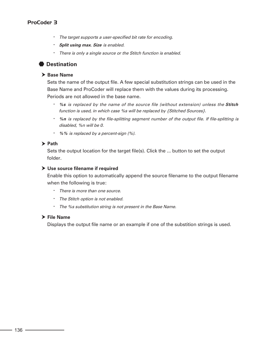 Grass Valley ProCoder 3 User Manual | Page 136 / 210