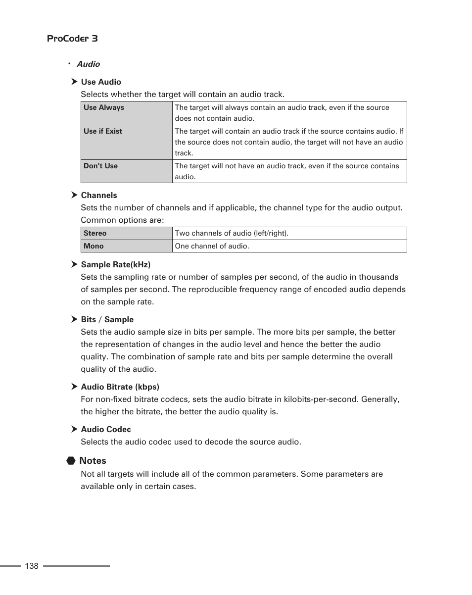 Grass Valley ProCoder 3 User Manual | Page 138 / 210