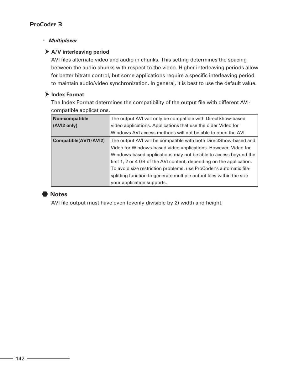 Grass Valley ProCoder 3 User Manual | Page 142 / 210