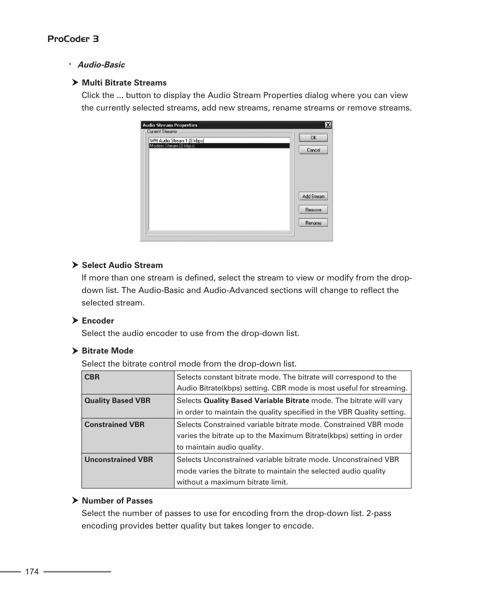 Grass Valley ProCoder 3 User Manual | Page 174 / 210