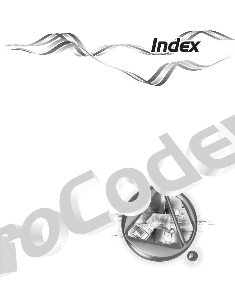 Index | Grass Valley ProCoder 3 User Manual | Page 205 / 210