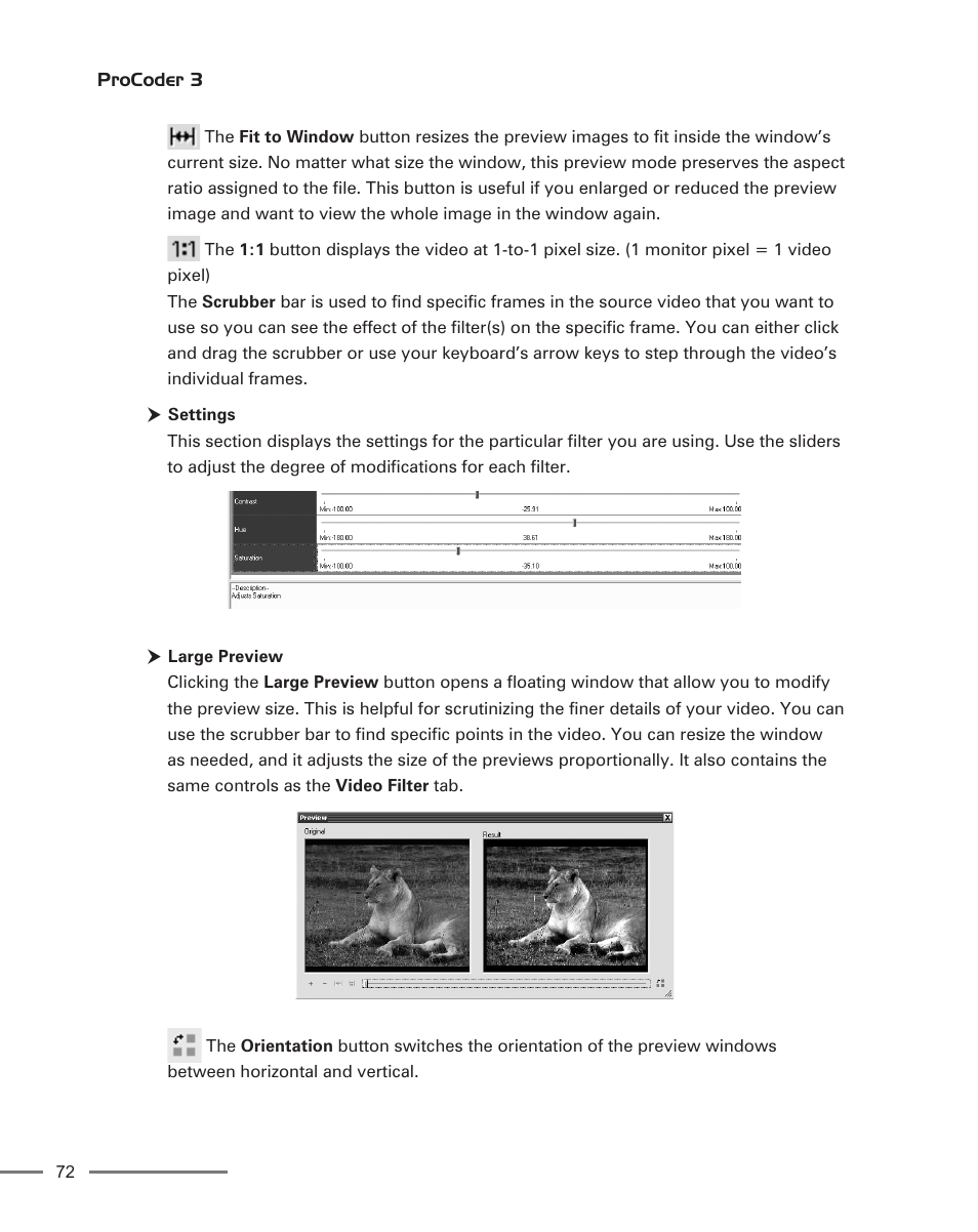 Grass Valley ProCoder 3 User Manual | Page 72 / 210