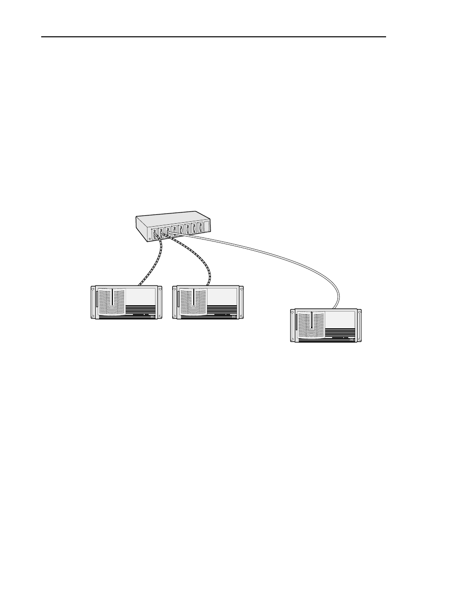 Accessories, Example - profile system fibre channel connections | Grass Valley Profile Mix Effects Upgrad 100 Fibre Channel User Manual | Page 21 / 78