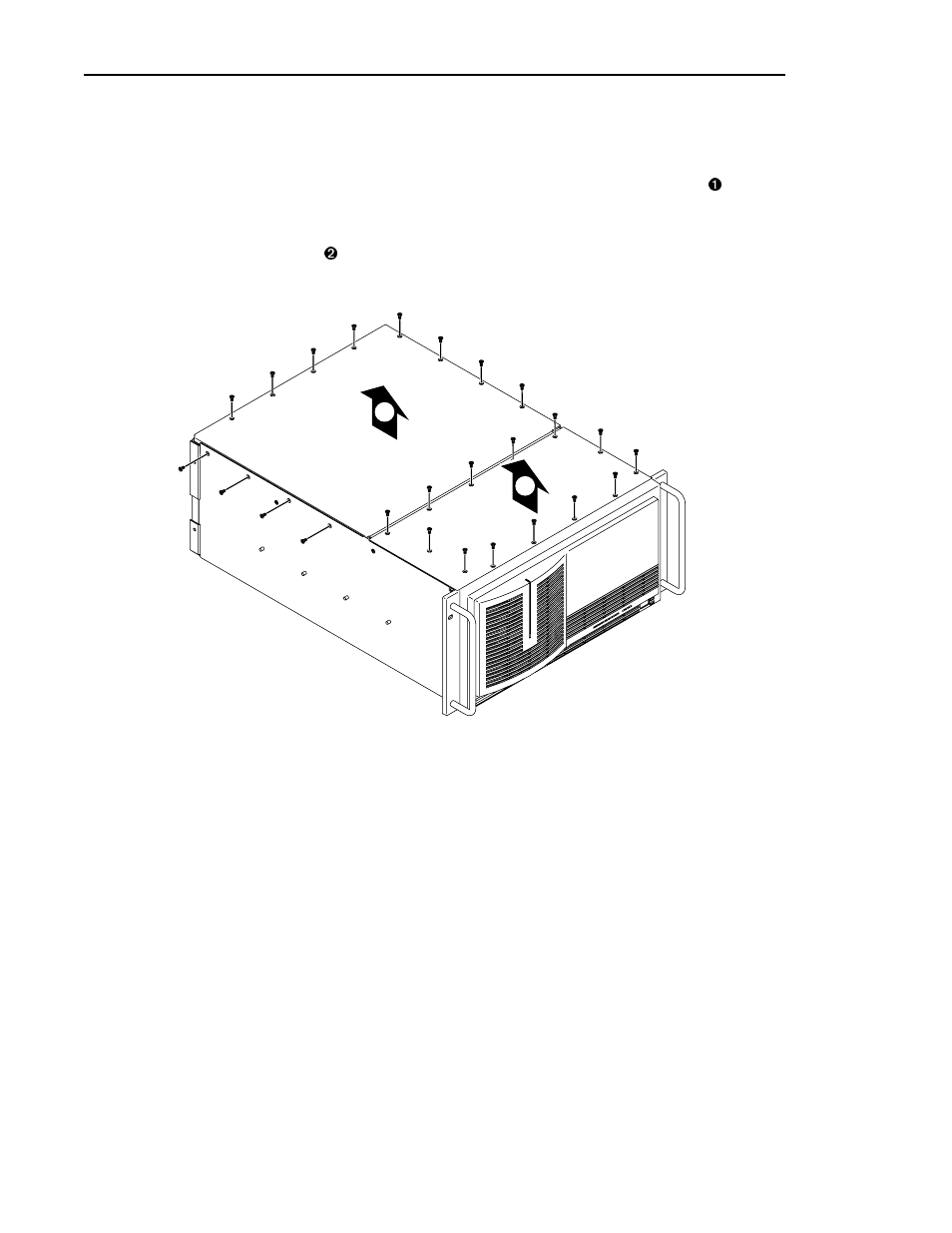 Profile top covers removal | Grass Valley Profile Mix Effects Upgrad 100 Fibre Channel User Manual | Page 31 / 78