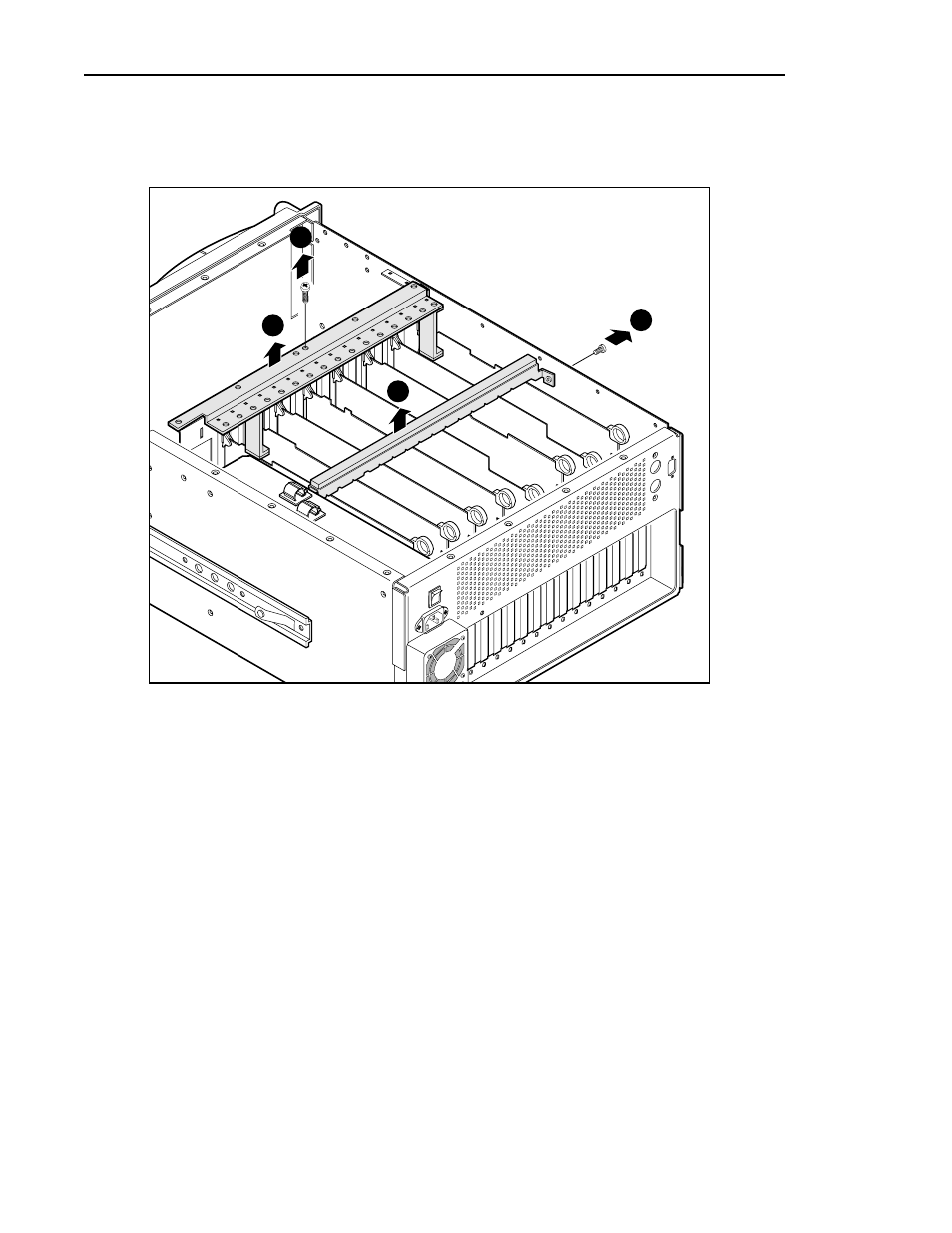 Board retainer brackets removal | Grass Valley Profile Mix Effects Upgrad 100 Fibre Channel User Manual | Page 33 / 78