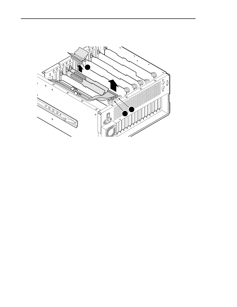 Internal scsi cables removal | Grass Valley Profile Mix Effects Upgrad 100 Fibre Channel User Manual | Page 35 / 78