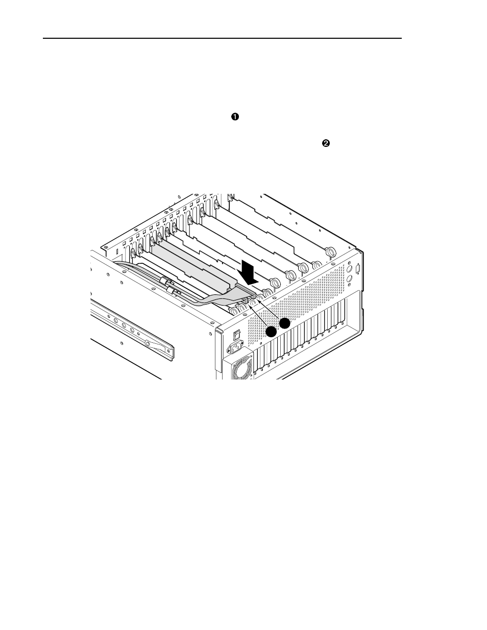 Reinstalling internal cables, Scsi cable connections | Grass Valley Profile Mix Effects Upgrad 100 Fibre Channel User Manual | Page 59 / 78