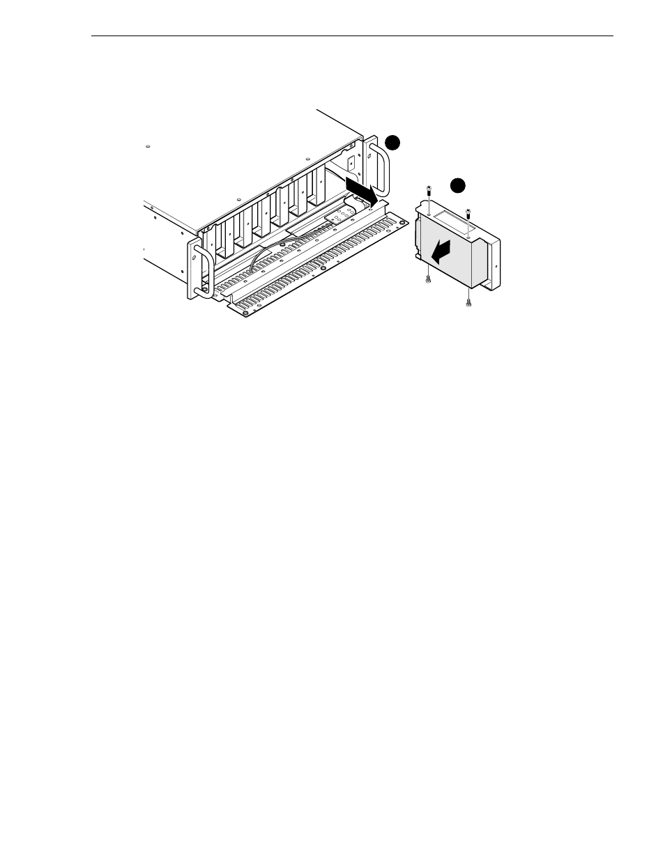 Pdx218 disk drive caddie and disk drive removal -9 | Grass Valley PDX 218 User Manual | Page 43 / 66