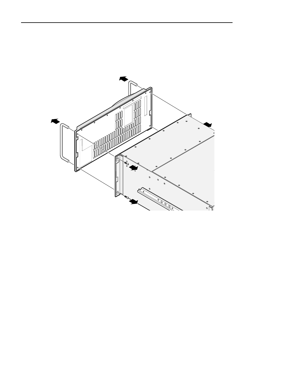 Removing the handles and front panel | Grass Valley PDR 100 Master Enhanced Disk Recorder Board User Manual | Page 27 / 40