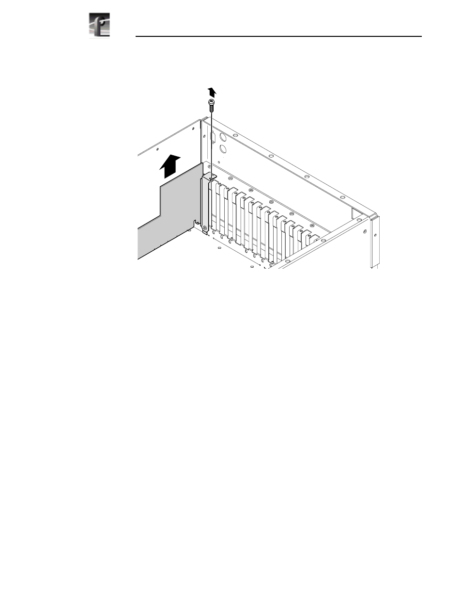Location of circuit board mounting screw | Grass Valley Profile CD-ROM Drive User Manual | Page 38 / 58