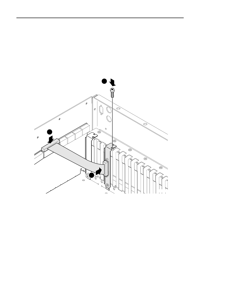 Installing the parallel port l-bracket, Installing the parallel port l-bracket and cabling, Installing | Section “installing the parallel port l-bracket | Grass Valley Profile CD-ROM Drive User Manual | Page 39 / 58